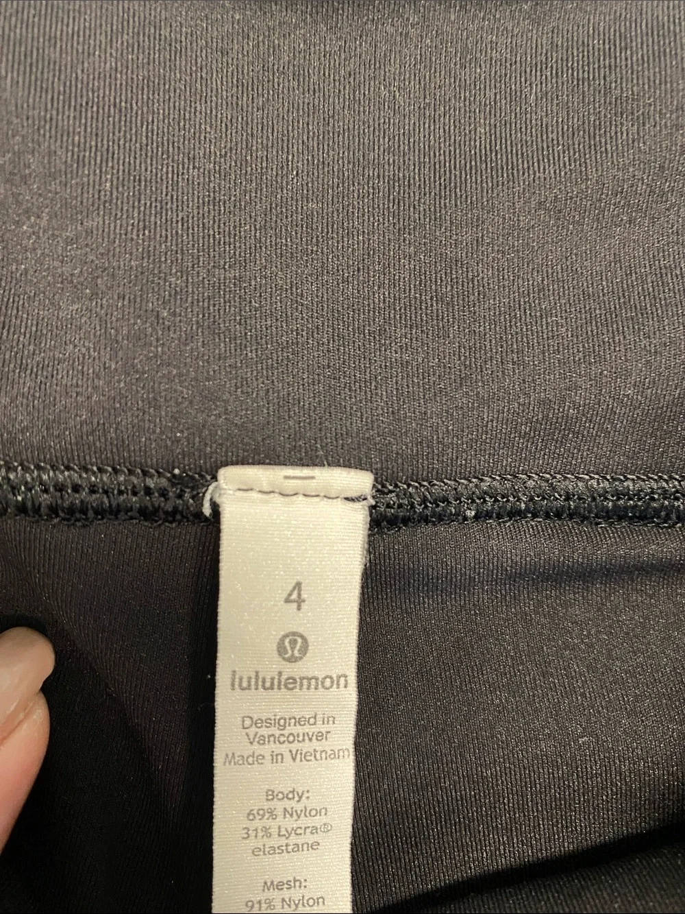 lululemon athletica women’s Black Athletic Leggings